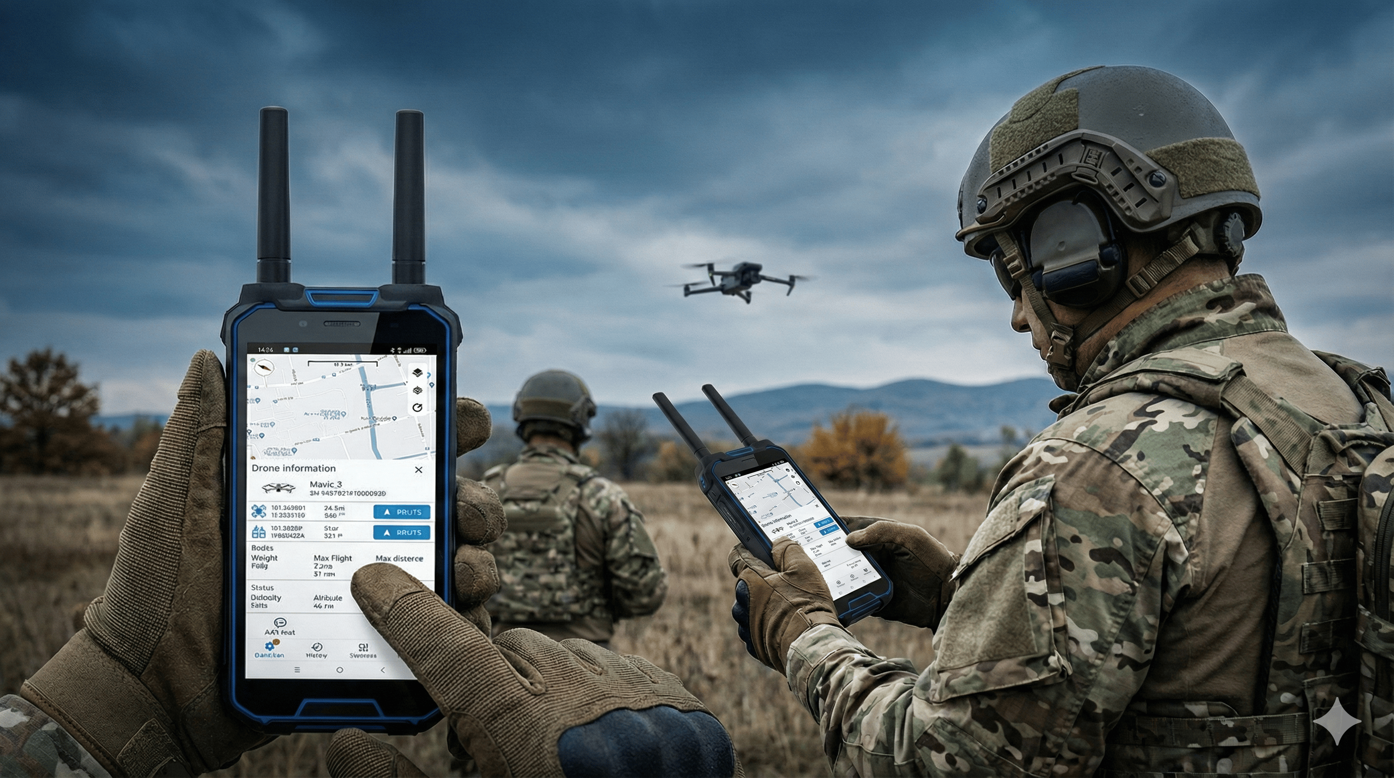 Портативный детектор дронов